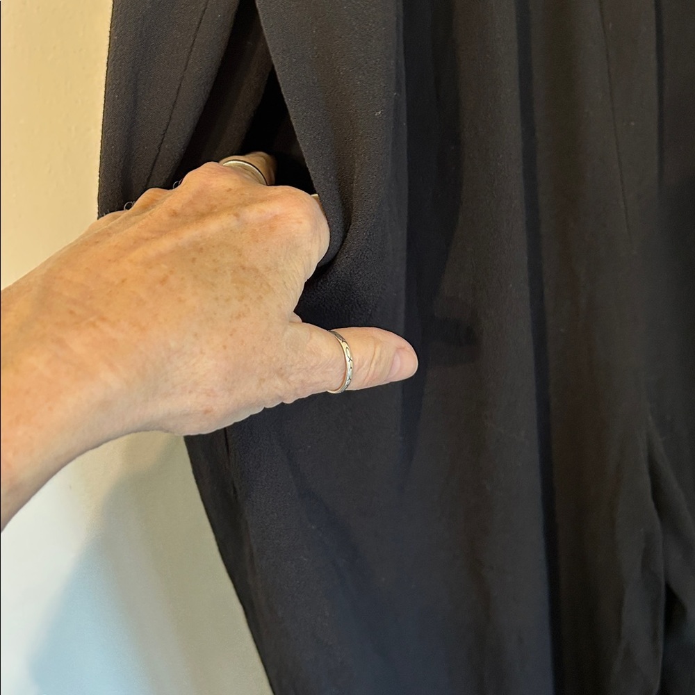 MADEWELL SMOCKED TANK JUMPSUIT WITH POCKETS AND WIDE LEG NEW WITH TAGS SZ 6 - Picture 4 of 15